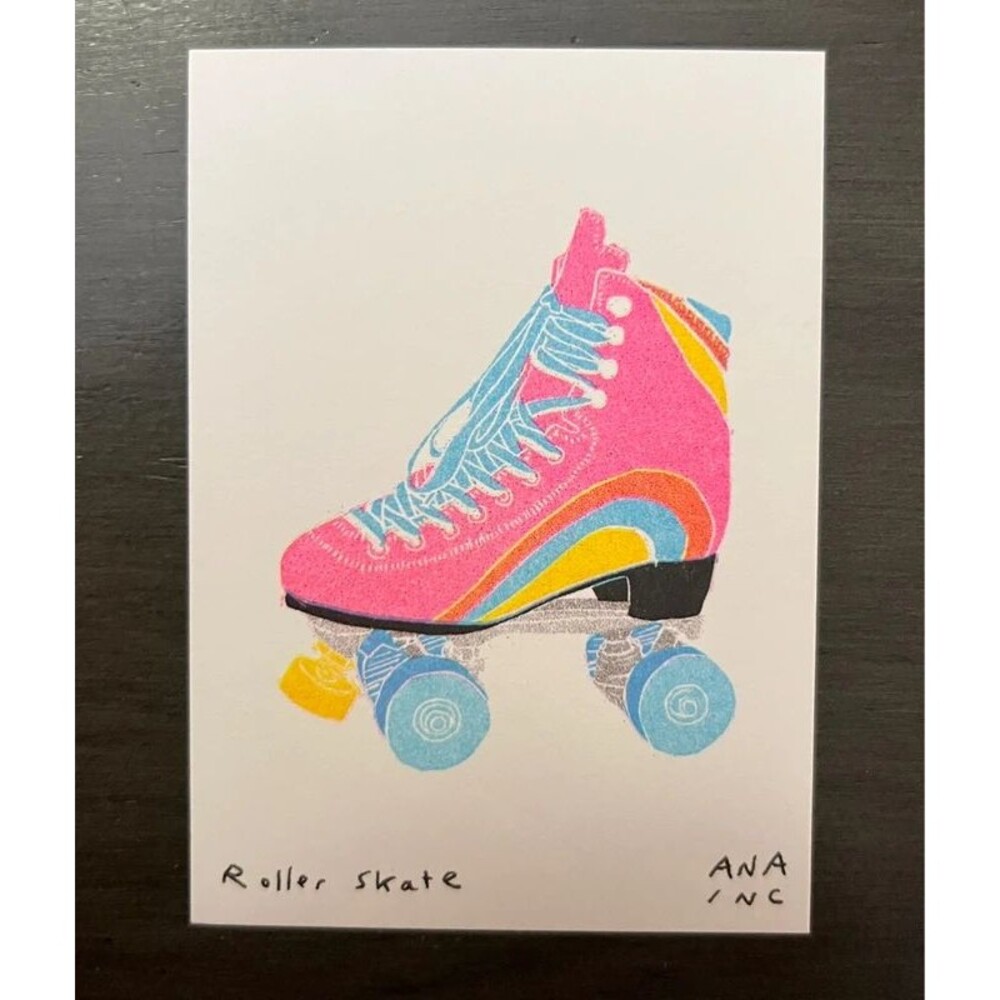Ana Inciardi Mini Print - Roller Skate